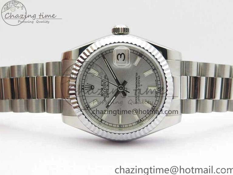 Bracelet SEIKO on President Best 31mm Stick NH05A SS Dial SS 178274 Datejust Silver GSF Markers Edition 0115